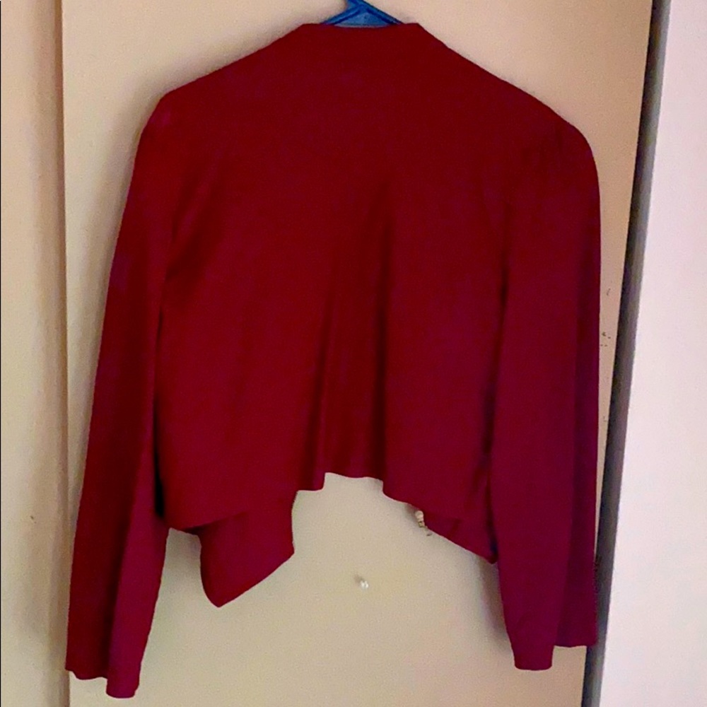 Maroon crop jacket - Picture 2 of 2